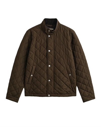 Gant - Quilted Jacke - Black Brown